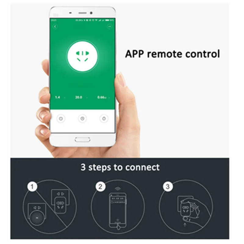 Оригинальный Смарт переключатель Xiaomi Mi с Wi Fi разъемом приложение пультом