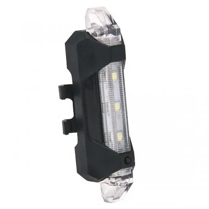 Discount Portable USB Rechargeable Bike Bicycle Tail Rear Safety Warning Light Taillight  Lamp Super Bright JT-Drop Ship 14