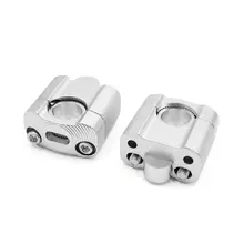 Uxcell a17060500ux1137 руль мотоцикла стоячий зажим, 2 шт