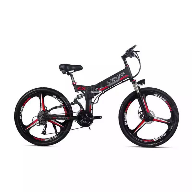 

26 inch electric mountain bike 48V 400W high speed motor Leichte rahmen versteckte lithium-battery ebike