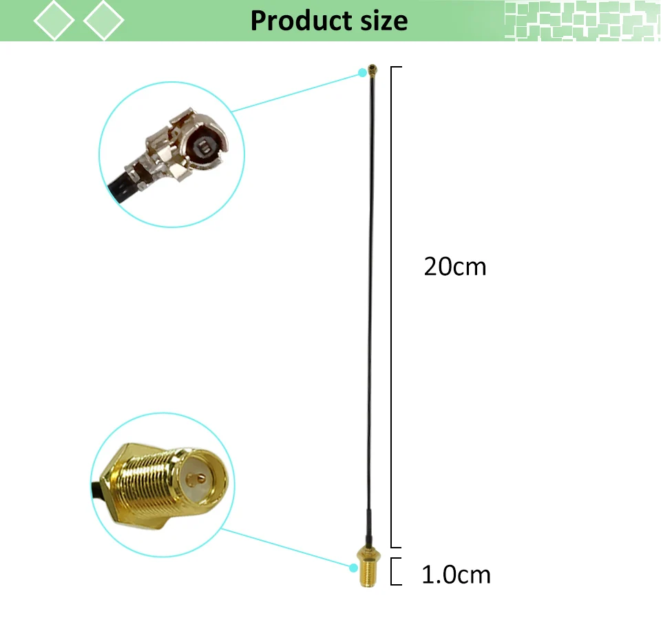 868 МГц 915 МГц антенна 5dbi RP-SMA разъем GSM 915 МГц 868 МГц antena antenne водостойкий + 21 см SMA мужской/u. FL косичка кабель