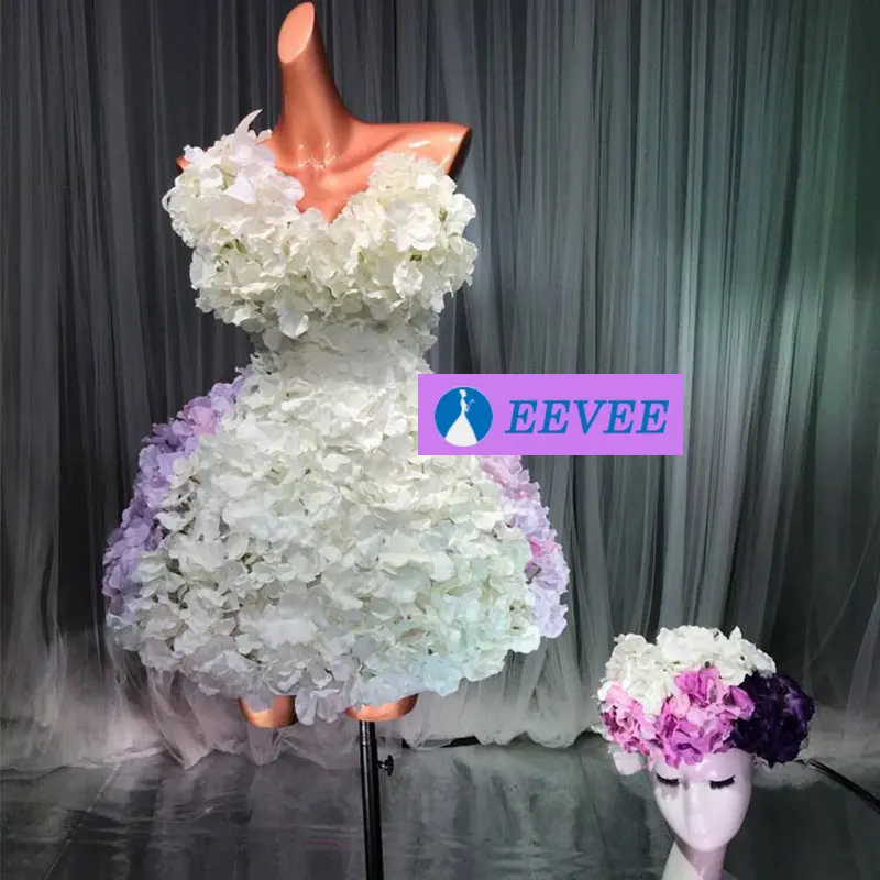3D цветочное сказочное платье для выступлений на сцене несколько стилей платье-пачка Dreamland Flower Подиум сценическая одежда головные уборы