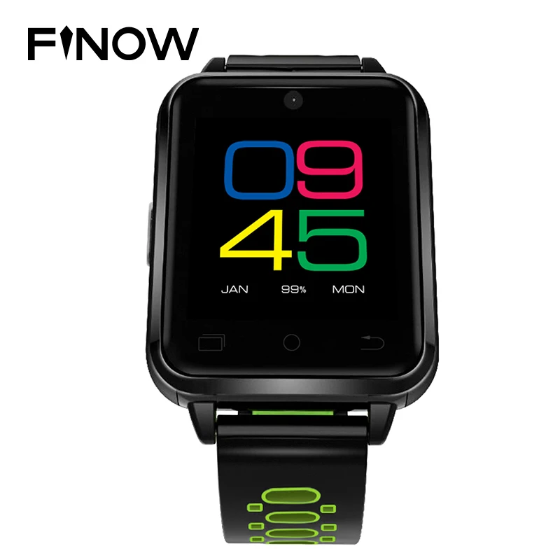 Finow Q2 4G Смарт-часы Android 6,0 MTK6737 1 ГБ/16 ГБ Смарт-часы телефон сердечный ритм поддержка sim-карты Замена ремешка PK M9/M5/H5