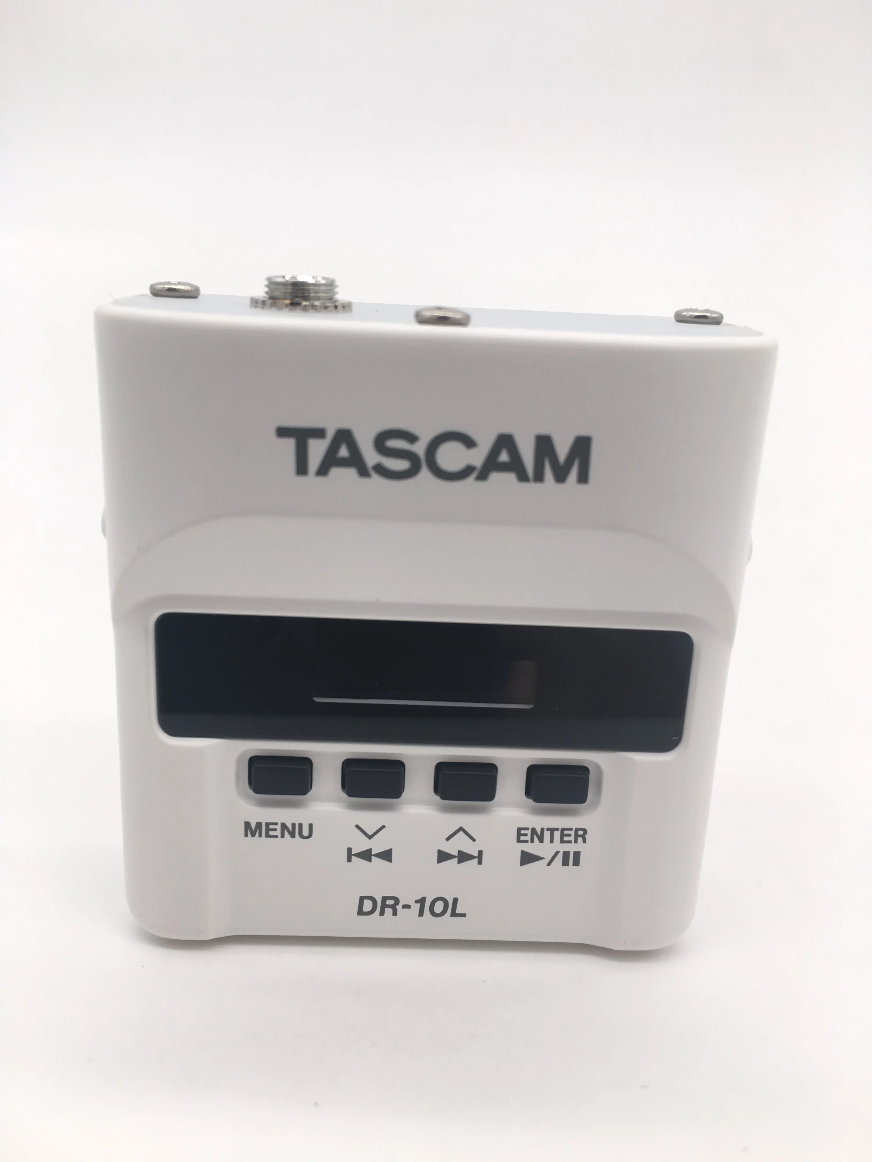 Original TASCAM DR-10LW digital recorder with lavalier microphone