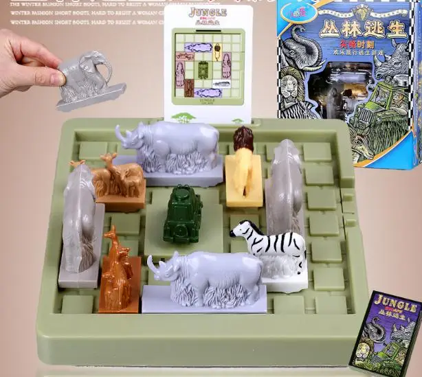 

50 Challenges Jungle Escape Game Maze Puzzle Toy For Children Spatial Logical Reasoning Toy Intelligence Toy Kids Gift