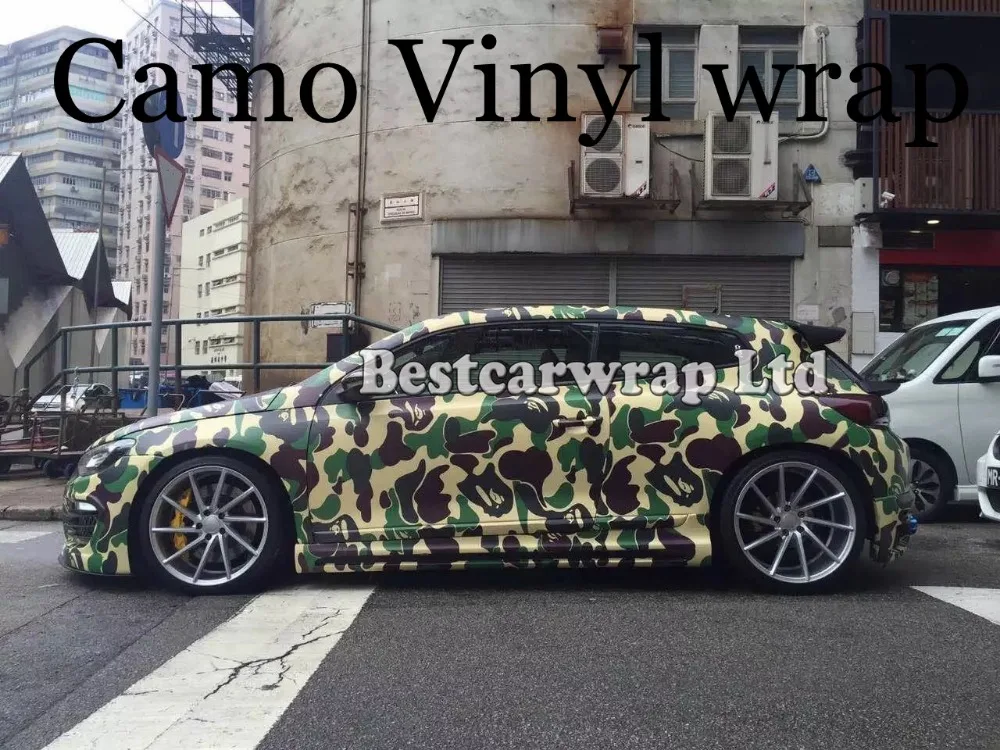 Camo Car vinyl full wrap kit