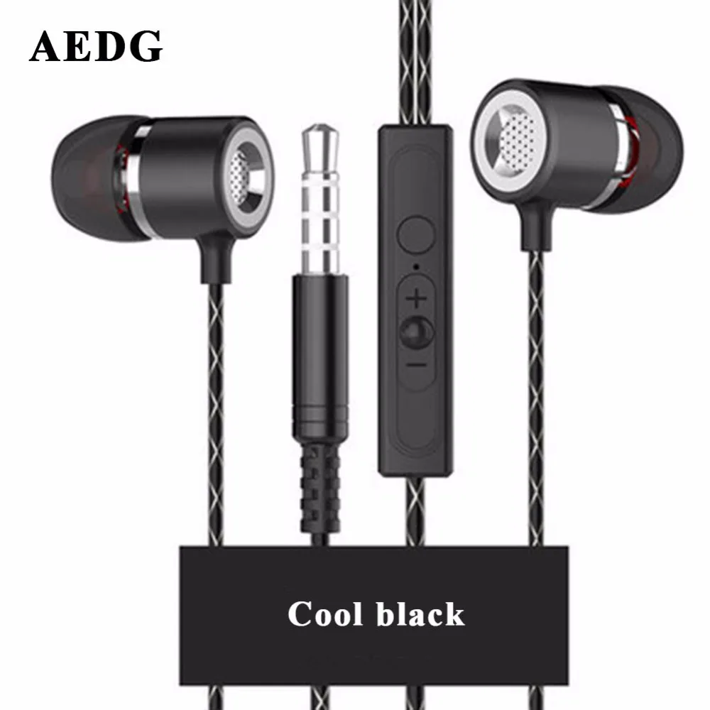 Professional Earphone HiFi Snake Line Earphones Metal Heavy Bass Sound
