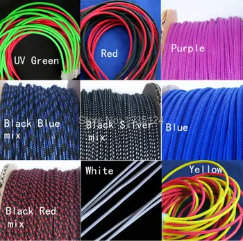 

10M factory sell UL certificated 3mm Sheathing Auto Wire Harnessing Black Braided Cable Sleeving