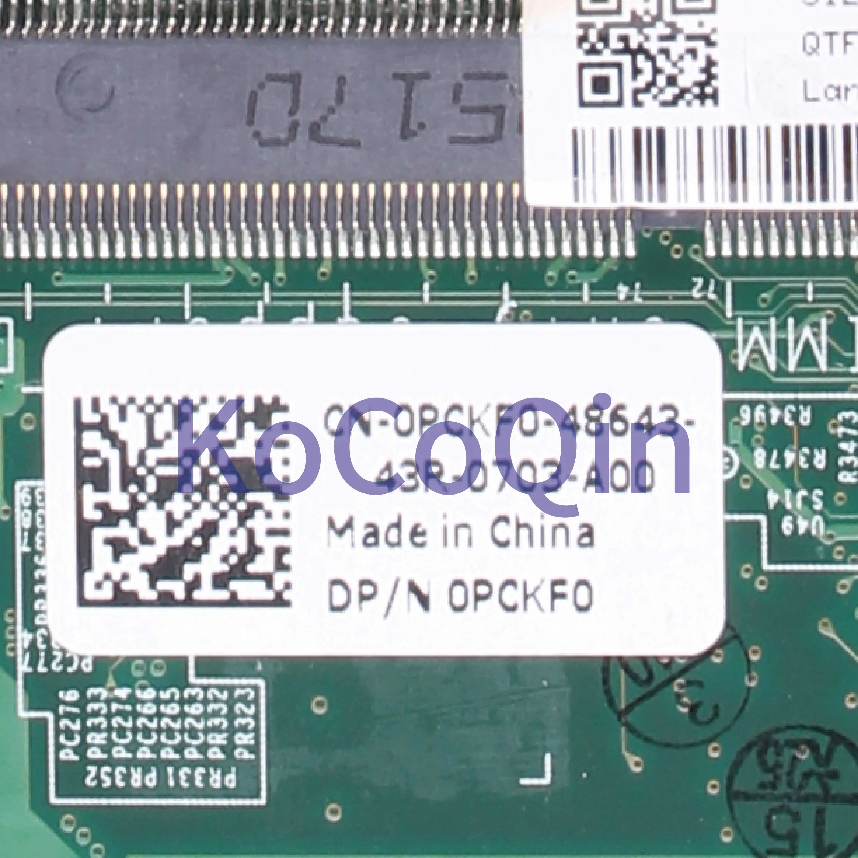 Kocoqin Placa-mãe do Portátil para Dell Inspiron 3135 A61450 Mainboard Da0zm5mb8d0 Cn0pckf0 0pckf0 Testado - Imagem 2