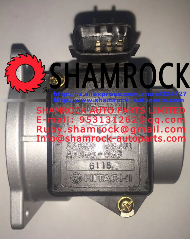 AFH50 06B 200SX Sentra SR20DE Infiniti G20 Датчик массового расхода воздуха MAF OEM 22680 53J01 / 06B|maf|maf sensormaf