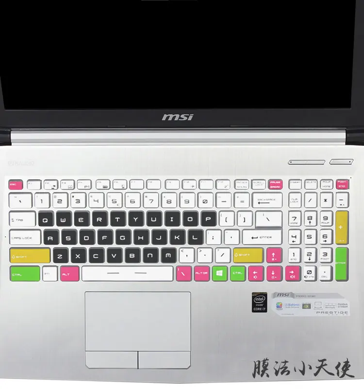 Защитная пленка для клавиатуры ноутбука MSI GT75 GE75 GS75 GE73VR GF75 GL73 GP73 WE73 GS73VR GT73VR GL72M GF72VR