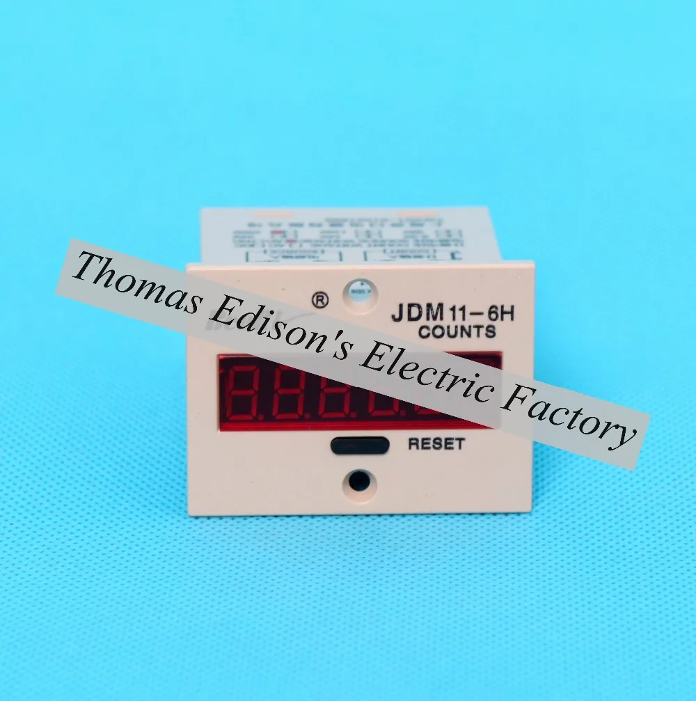 JDM11-6H Electronic Counter 6 Digit LED Digital Display