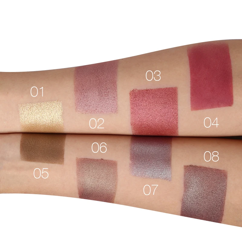 UCANBE фирменные матовые блестящие тени для век палитра водостойкие пигментные