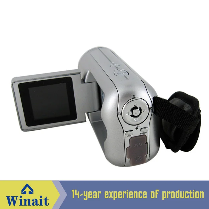 Новая мини-видеокамера с 12Mp максимальным 1,3-мегапиксельным CMOS сенсором с 720x480 D1 Видео 4X цифровым зумом 1,4" цветной экран и белый светодиодный светильник