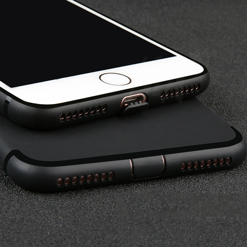 H&A Luxury Back Matte Soft Silicon Case for iPhone 6 Cases 6s Plus 5 5s SE 7 7 Case Full Cover For iPhone 7 7 Plus Phone Cases
