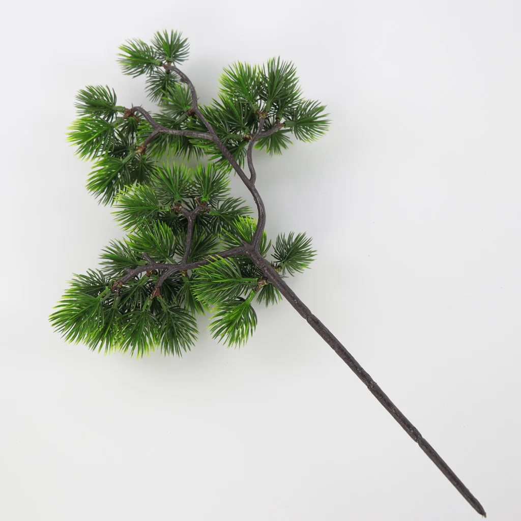 1xpcs Christmas Artificial Plants Evergreen Realistic Pine Picks For Flower Arrangements Wreaths