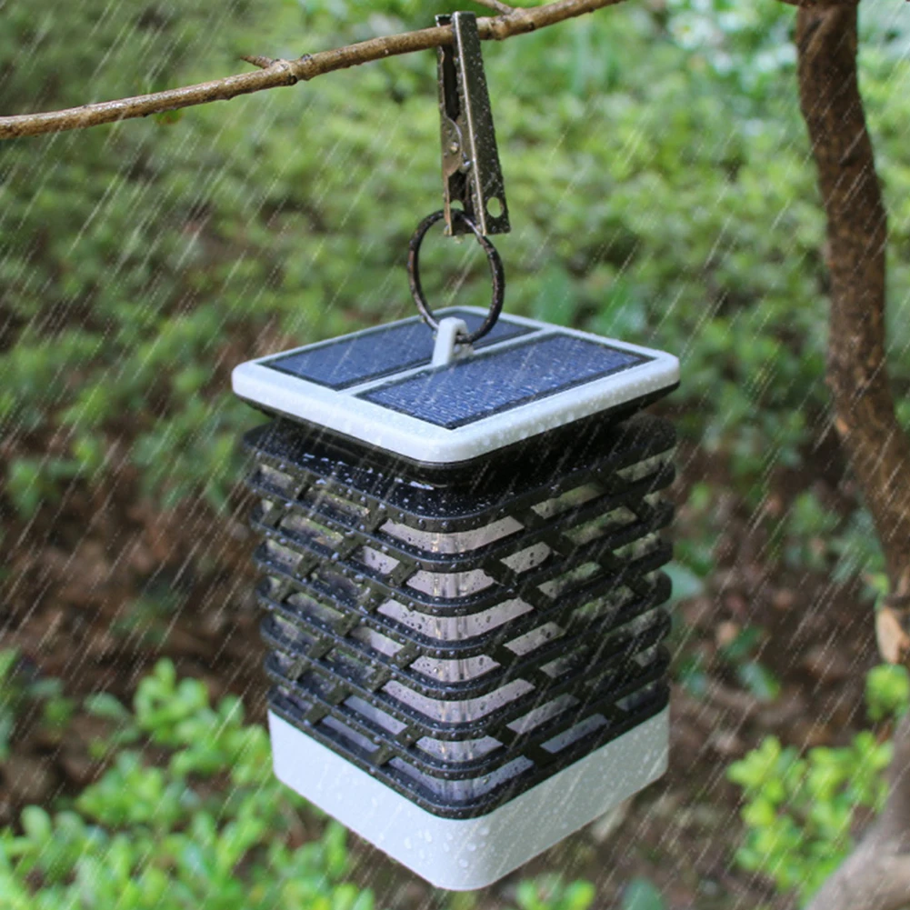 Outdoor Waterproof Solar LED Flickering Flame Torch Light Garden Yard Lawn Lamp