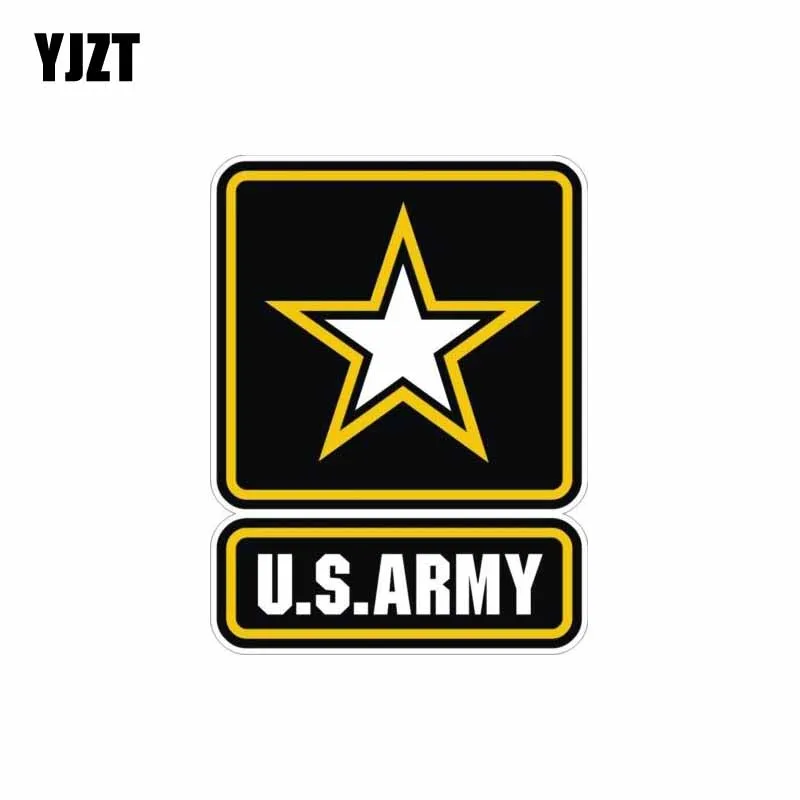

YJZT 9.2CM*12.1CM US Army Military United States Forces Window Car Sticker Styling Decal 6-2193