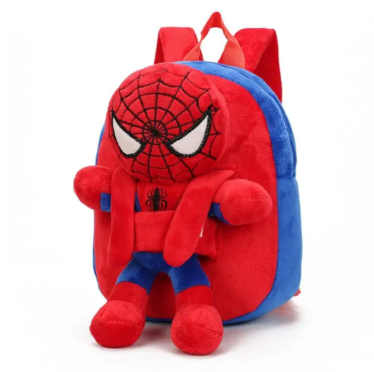 Сумки для детей кукла-игрушка из мультфильма детская сумка для детского сада Капитан Америка человек паук плюшевые рюкзаки