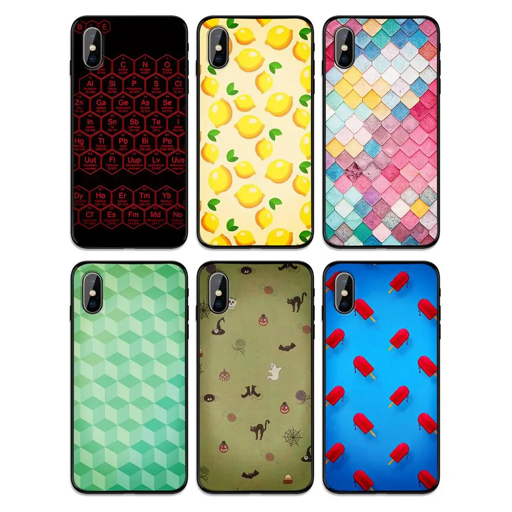 Мягкий чехол из ТПУ с рисунком фруктов для Apple iPhone 6 6S 7 8 Plus 5 5S SE X XS MAX XR силиконовые