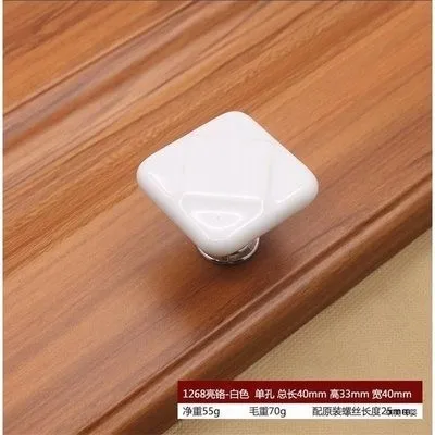 

Ceramic Knobs Drawer Dresser Pulls Handle White Cupboard Knobs Kitchen Cabinet Handle Furniture Hardware