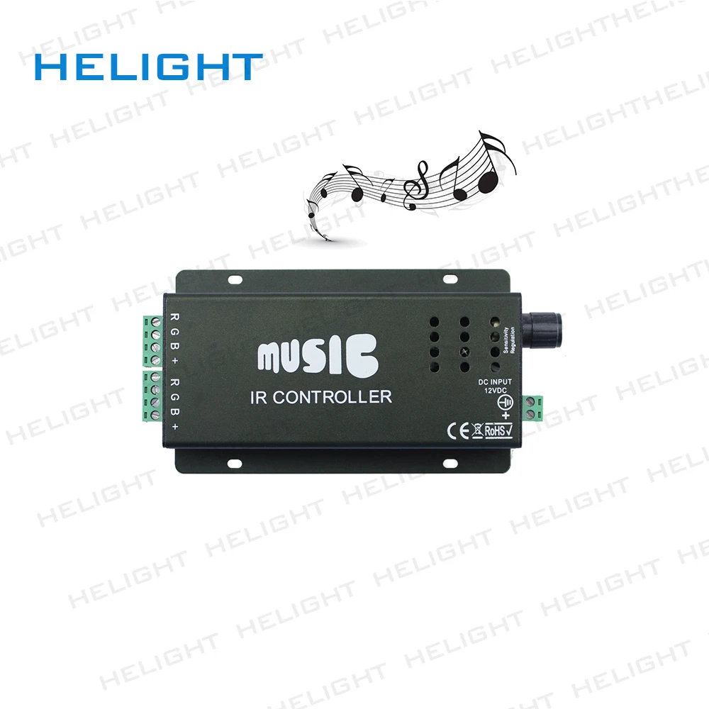 DC12 24V музыкальный контроллер с 24 клавишами ИК пульт дистанционного управления RGB