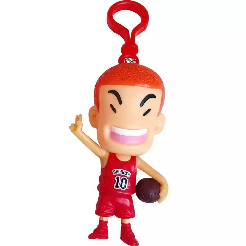 

Fashion Jewelry Slam Dunk Q Edition Handmade Keychain Sakura Wood Flower Road Rukawa Fengxiang Cup Player Doll Keychain Pendant