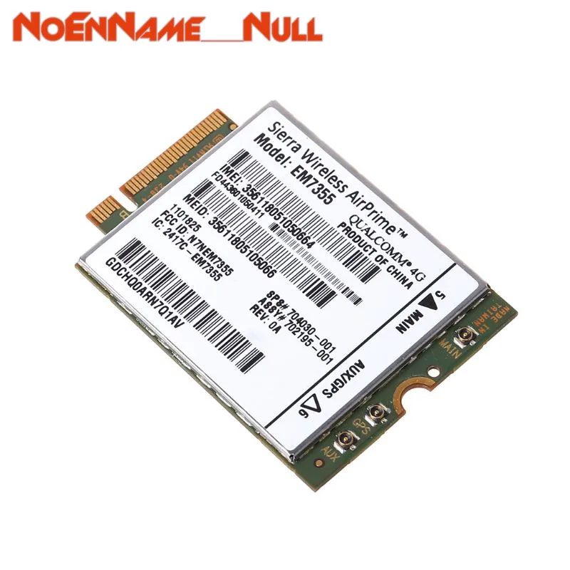 Añadir Tarjetas WWAN tarjeta inalámbrica WIFI Sierra para HP LT4111 EM7355 Gobi5000 4G LTE Modual NGFF M.2 HSPA WCDMA dropshipping. exclusivo.