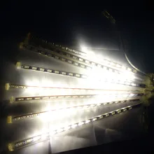 30 см Снег осень метеоритная Светодиодная трубка; 10 мм диаметр; 8 шт./компл.; AC90-260V вход