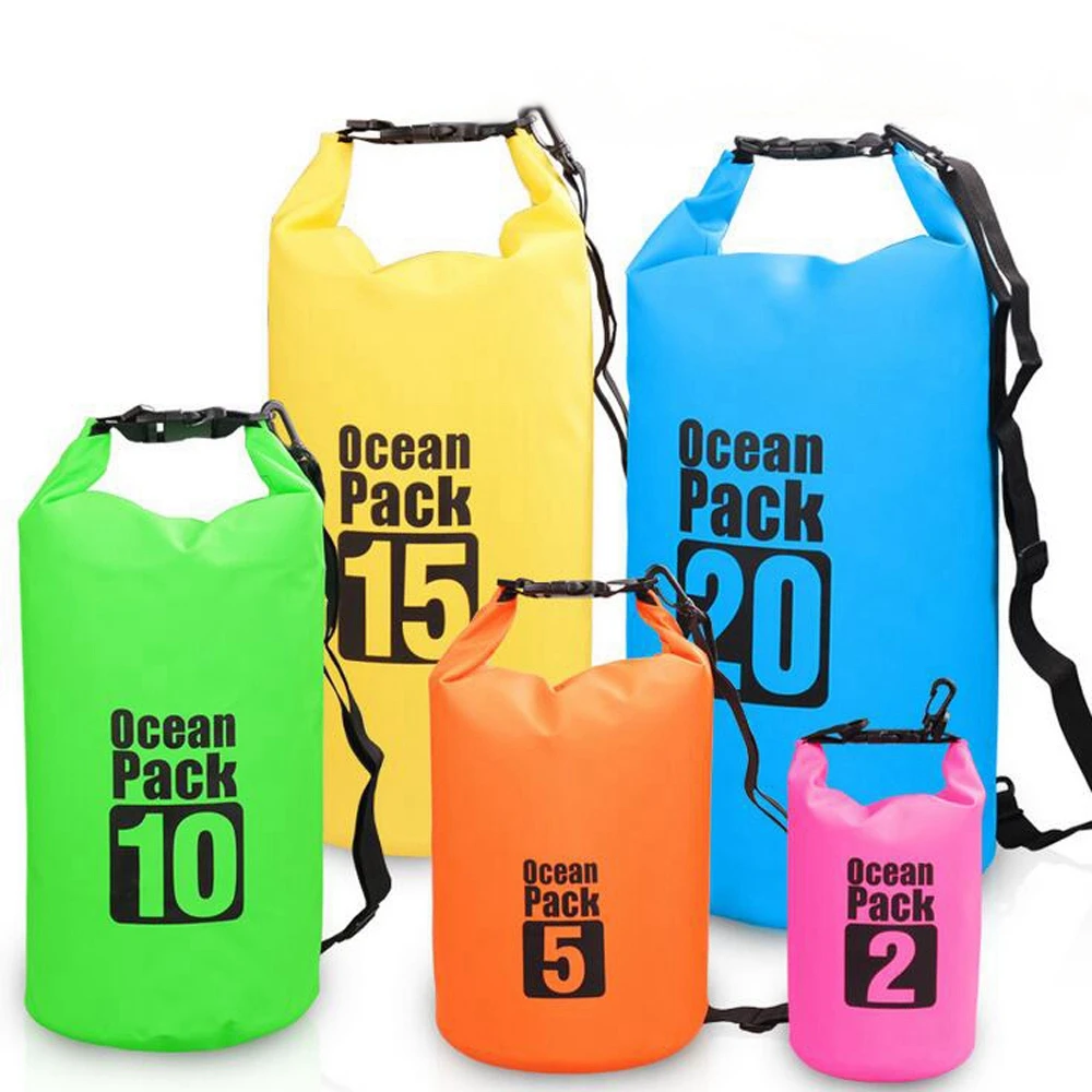 2L Impermeabile Sacchetto Scuba Rosso Emergenza Borse per Campeggio Kayak