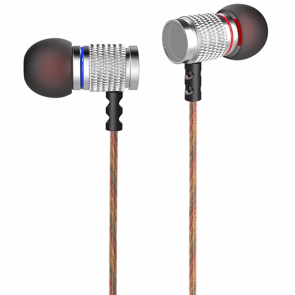 

Original KZ ED EDR2 KZ-ED2 In-Ear Earphone Metal Heavy Super Bass Sound Earbuds With Microphone for Mobile Phone iPod Sports