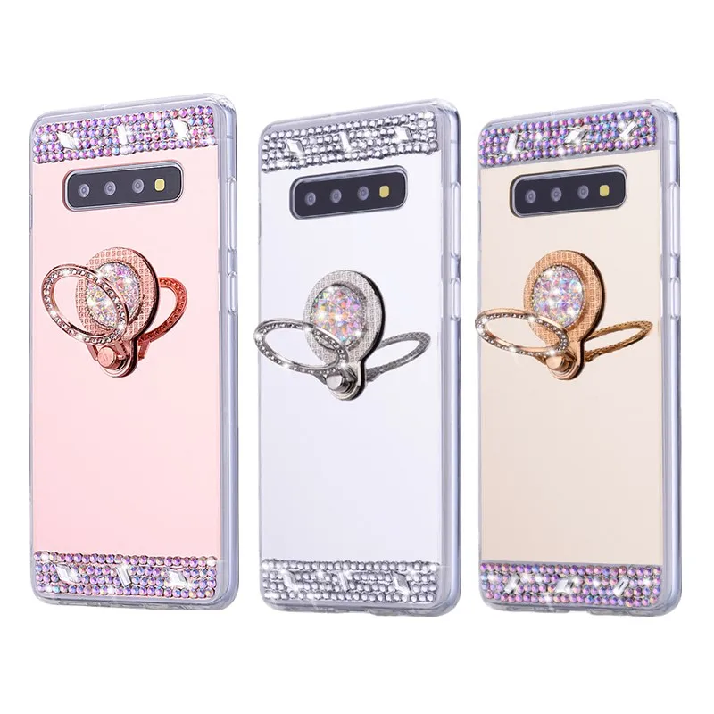 

For Samsung Galaxy S10 Case Lxuxry Soft TPU Mirror phone Cover For Samsung Galaxy S10 Plus S10E M10 M20 S 10 M105F M205F Cases