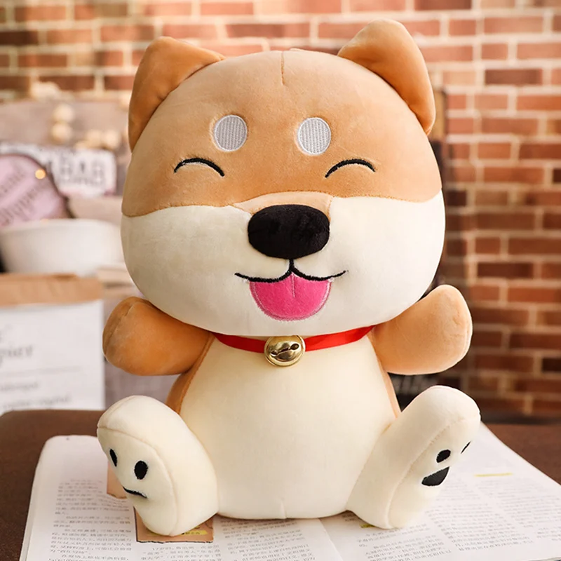 1 шт. Kawaii Fat Shiba Inu собака плюшевые игрушки мягкие милые животные мультфильм Подушка прекрасный подарок для детей Детские хорошее качество