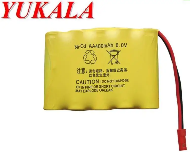 YUKALA 6 0 V 400mAh N-CD AA аккумулятор для 543 663 636 535 RC car boat tank | Игрушки и хобби