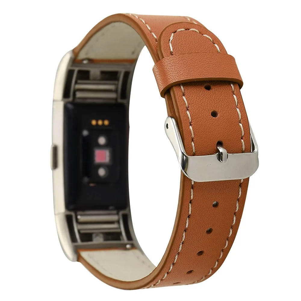 

CARPRIE Adjustable Replacement Luxury Leather Quick Release Kit Band Bracelet WristbandFor Fitbit Charge 2 Smart Watch SE13a