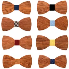 Уникальная древесина галстук-бабочка деревянный галстук-бабочка галстуки мужские Новинка ручной работы однотонный галстук-бабочка для мужчин свадебные аксессуары для вечеринки одежда для шеи