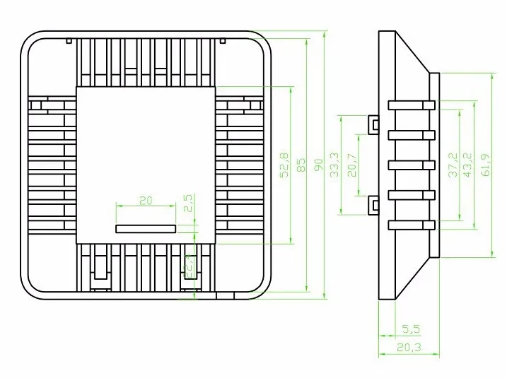 szomk shenzhen plastic box enclosure electroncis instrument enclosure project box junction housing abs control box  (8)