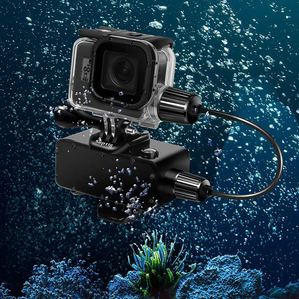 Suptig Waterproof Power Bank 5200mAh External Battery For GoPro Hero 6 5 4 3 Hero 54 Session Xiaomi Yi 4K 4KPlus Lite SJCAM M10 SJ9000 (1)