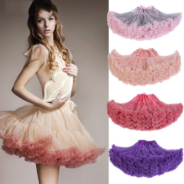 2018 Petticoats Crinolines Wedding Dress Crinoline Vintage Short Mini Tulle Skirt Underskirt