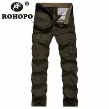 Плотные длинные штаны из натурального хлопка с карманами от 42 до 30 размер плюс мужской рабочие брюки-карго армейский зеленый хаки спортивная одежда