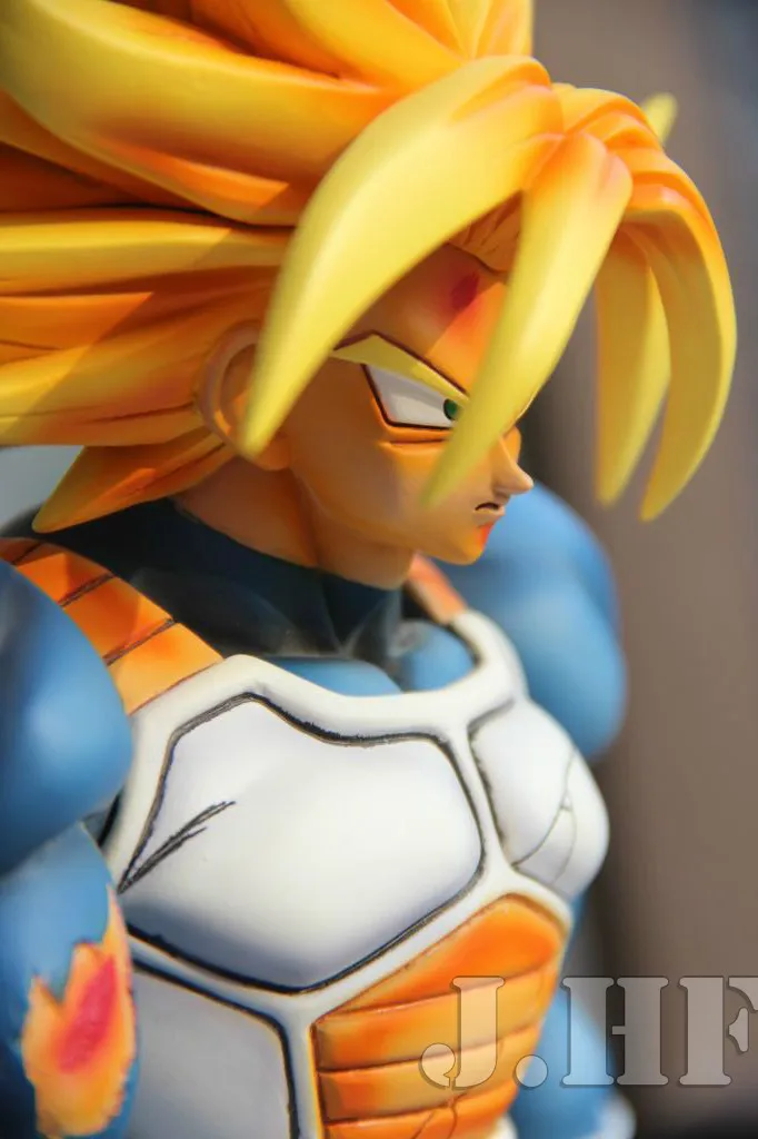 Аниме Dragon Ball Z GK Super Saiyan Trunks резиновая фигурка героя игрушки, аниме Dragon Ball Z фигурка героя Brinquedos