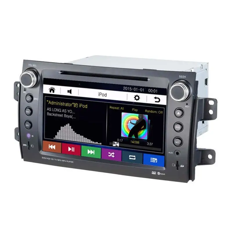 Excellent 8" Car DVD player with GPS(optional),audio Radio stereo,BT/TV,car multimedia for SUZUKI SX4 2006 2007 2008 2009 2010 2011 2012 4