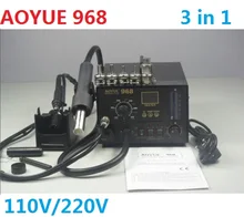 AOYUE 968 soldering machine SMD/SMT Hot Air bga welding machine,bga solder station