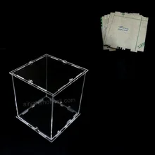 DIY 3D 8 S mini LLEVÓ Cubos de Luz de Acrílico caso-nota: cubos de caja única con el uso de nuestros 3d8 mini cubos, tamaño es 12x12x h14 cm