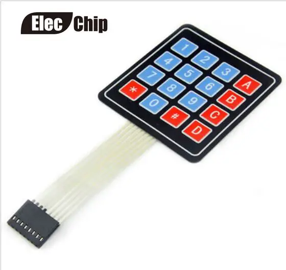 

5PCS 16 Key 4 x 4 Membrane Switch Keypad 4x4 4*4 Matrix Array Matrix keyboard