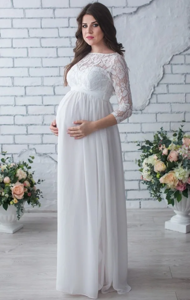 Одежда для беременных Платья для беременных Вечерние вечернее платье фотографии для беременных женские одежда с длинными рукавами