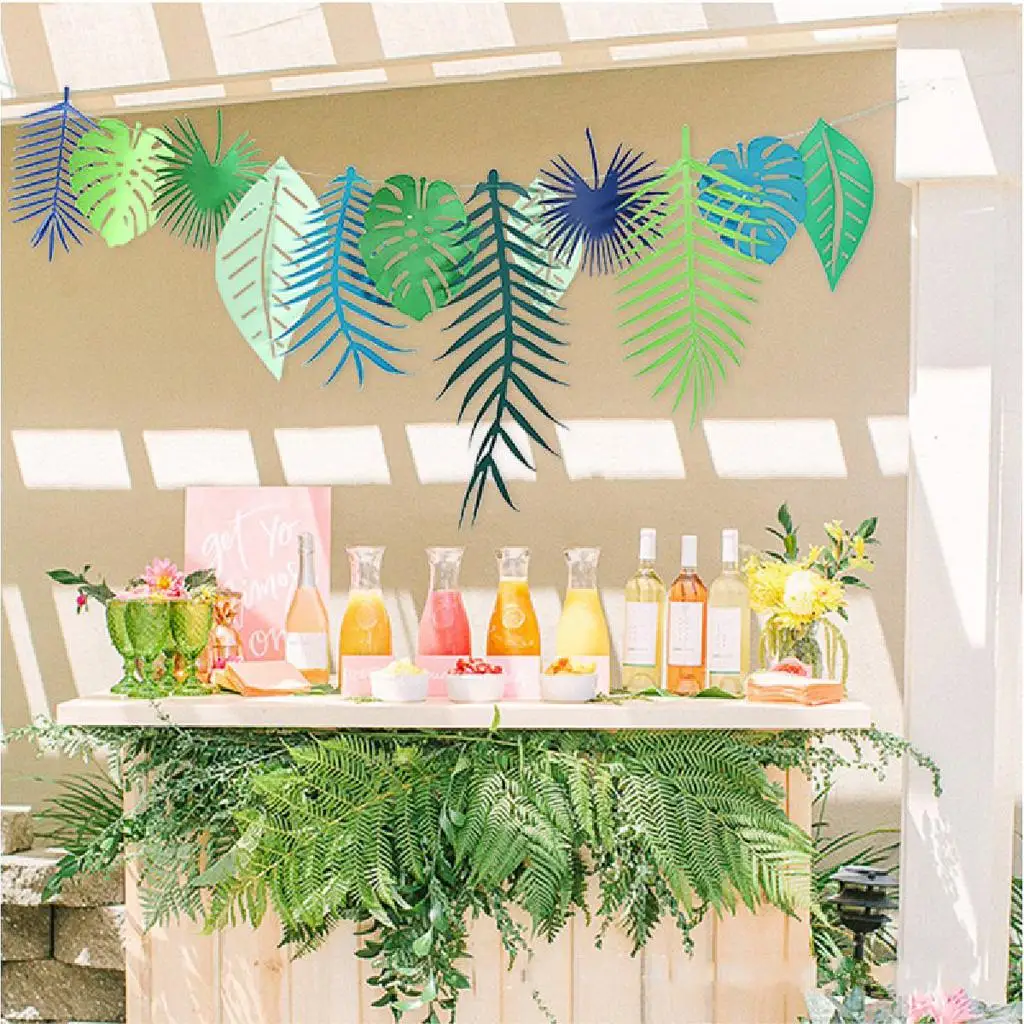 

QIFU Flamingo Banner Hawaiian Party Decorations Hawai Flamingo Decor Flamingo Party Summer Party Banner Luau Party Supplies
