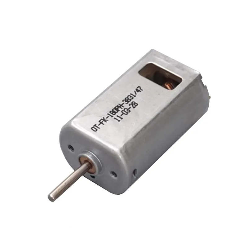 

Dc motor carbon brush motor high speed model 180 motor oversize cooling hole overstriking copper wire free shipping