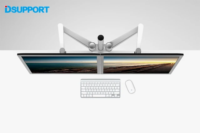 Best Offers OA-4S Aluminum Alloy Desktop Double Arm Dual Monitor Holder Full Motion 14-27 inch LED LCD Screen Mount Arm Rotary Base Stand Best Offers OA-4S Aluminum Alloy Desktop Double Arm Dual Monitor Holder Full Motion 14-27 inch LED LCD Screen Mount Arm Rotary Base Stand