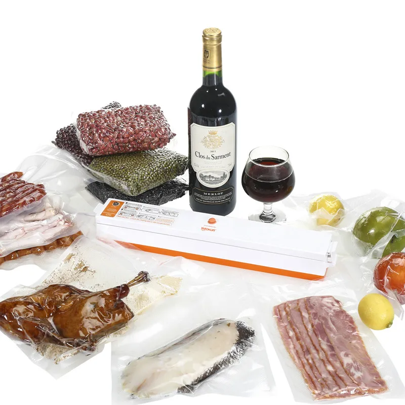

Food Vacuum Sealer Packaging Machine 220v including 15pcs bag Vacuum Packer can use for food saver